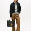 Bolso satchel con logotipo monograma Bolso satchel con logotipo monograma
