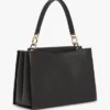 Bolso satchel mediano con cierre monograma Bolso satchel mediano con cierre monograma
