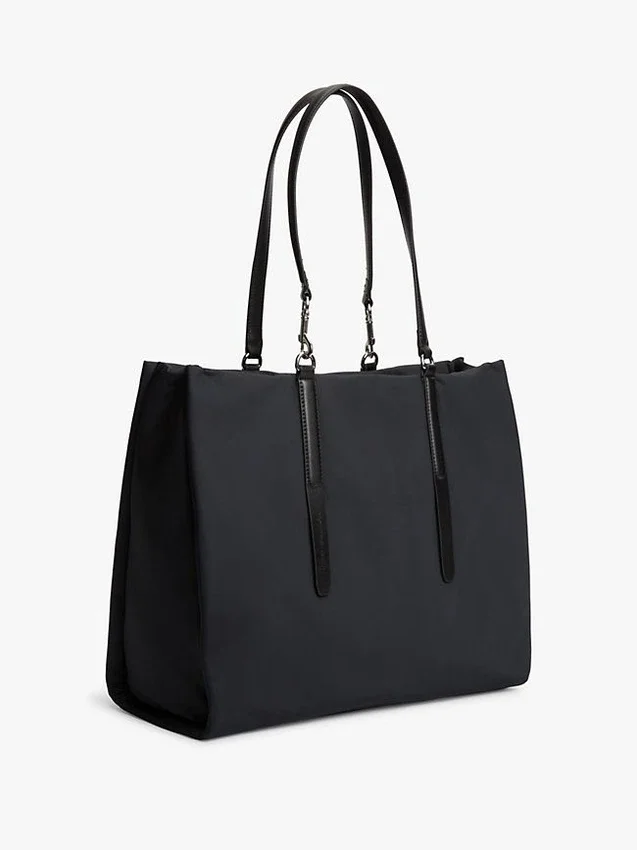 Bolso tote con monograma en letra cursiva repelente al agua Bolso tote con monograma en letra cursiva repelente al agua