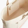 Bolso tote de lona con bloques de color