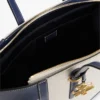 Bolso tote de lona con monograma Script