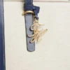 Bolso tote de lona con monograma Script