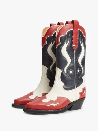 Botas vaqueras de cuero Tommy Jeans