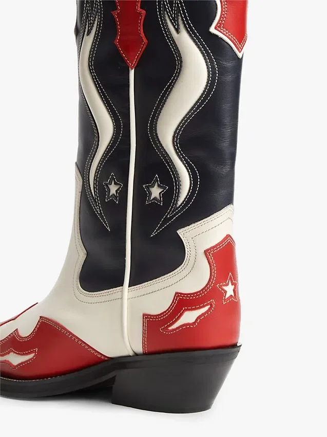 Botas vaqueras de cuero Tommy Jeans Botas vaqueras de cuero Tommy Jeans