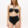 Braguita de bikini de talle alto con aro Braguita de bikini de talle alto con aro