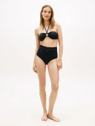 Braguita de bikini de talle alto con aro
