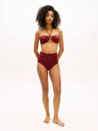 Braguita de bikini de talle alto con aro
