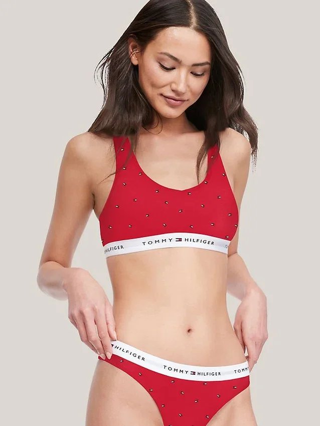 Bralette con el logotipo de Tommy Bralette con el logotipo de Tommy