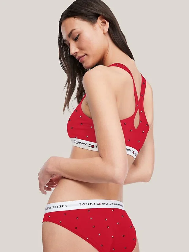 Bralette con el logotipo de Tommy Bralette con el logotipo de Tommy
