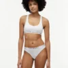 Bralette sin forro con el logotipo de Tommy Bralette sin forro con el logotipo de Tommy