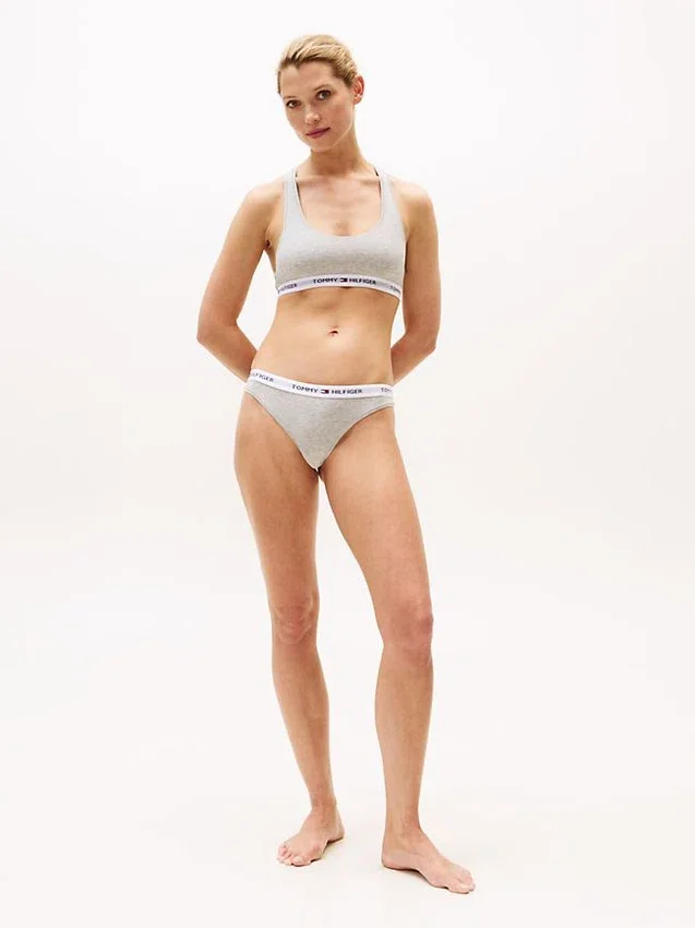 Bralette sin forro con el logotipo de Tommy Bralette sin forro con el logotipo de Tommy
