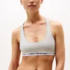 Bralette sin forro con el logotipo de Tommy Bralette sin forro con el logotipo de Tommy