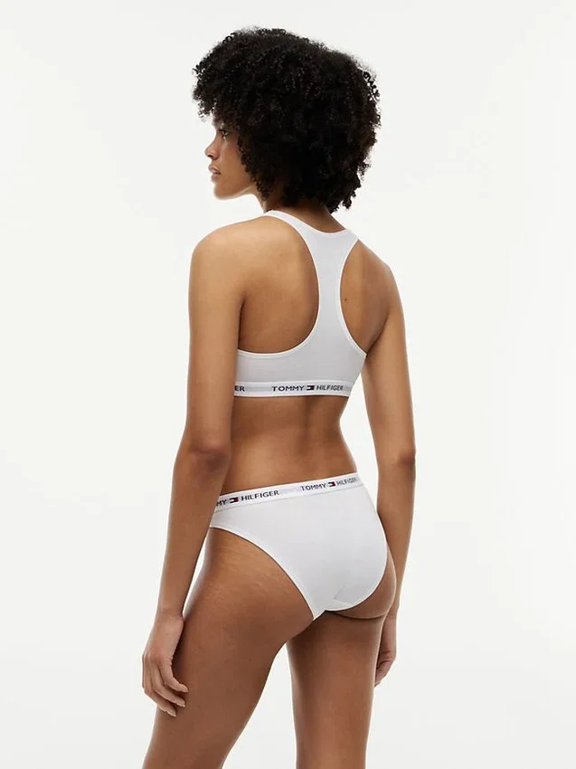 Bralette sin forro con el logotipo de Tommy Bralette sin forro con el logotipo de Tommy