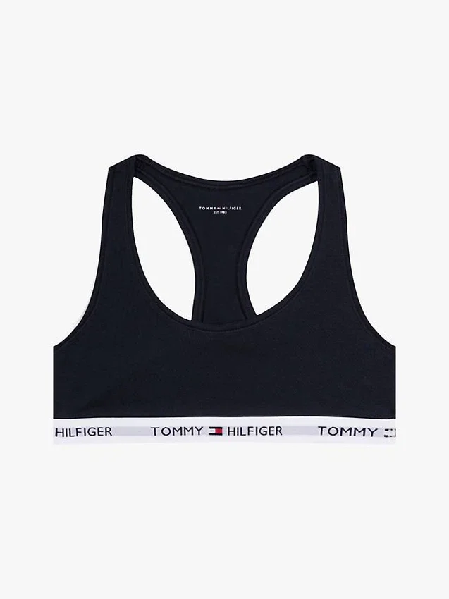 Bralette sin forro con el logotipo de Tommy Bralette sin forro con el logotipo de Tommy
