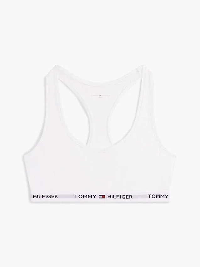 Bralette sin forro con el logotipo de Tommy Bralette sin forro con el logotipo de Tommy