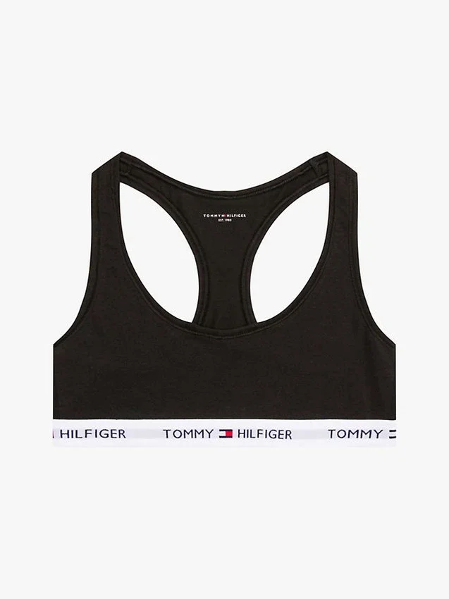 Bralette sin forro con el logotipo de Tommy Bralette sin forro con el logotipo de Tommy