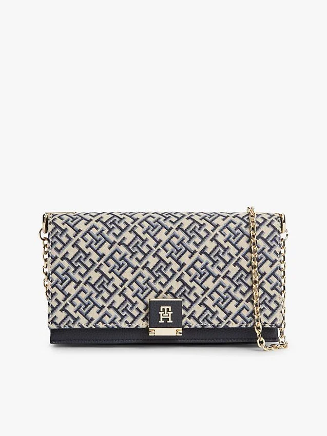 Cadena jacquard con cierre Monogram para llevar cruzada Cadena jacquard con cierre Monogram para llevar cruzada