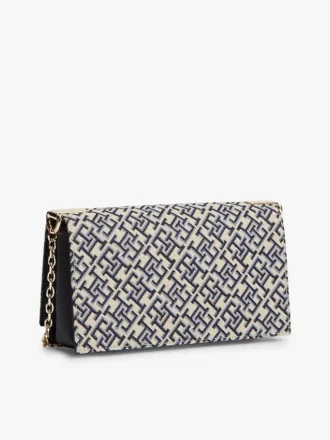 Cadena jacquard con cierre Monogram para llevar cruzada Cadena jacquard con cierre Monogram para llevar cruzada