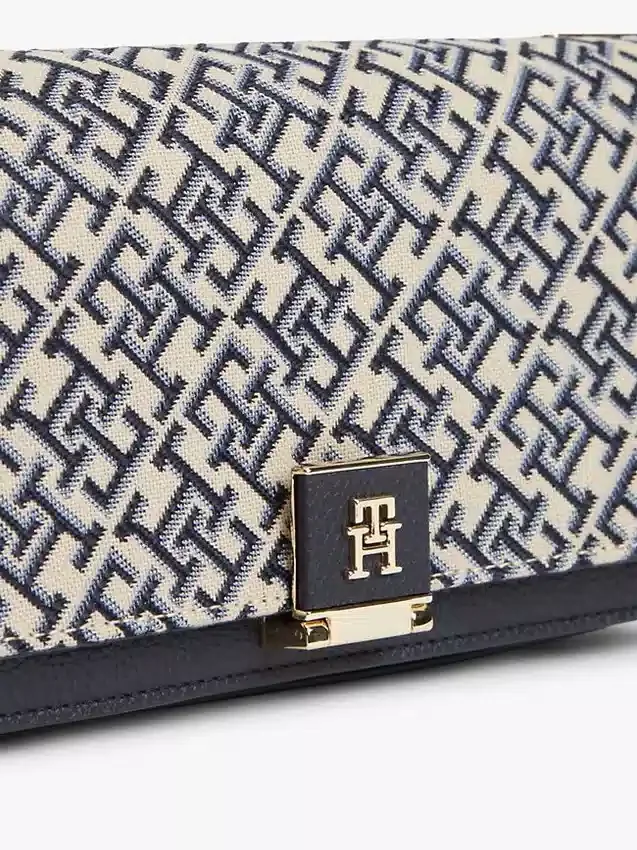 Cadena jacquard con cierre Monogram para llevar cruzada Cadena jacquard con cierre Monogram para llevar cruzada