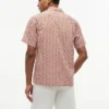 Camisa camp de corte regular con estampado solar