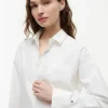 Camisa de algodón de corte holgado