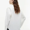 Camisa de algodón de corte holgado