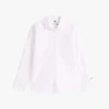 Camisa de algodón de corte holgado