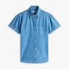 Camisa de cambray con mangas abullonadas