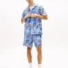 Camisa de campamento de popelín estampada de Tommy Jeans
