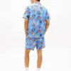 Camisa de campamento de popelín estampada de Tommy Jeans