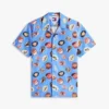 Camisa de campamento de popelín estampada de Tommy Jeans