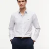 Camisa de corte regular con estampado de lunares Fil Coupe