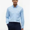 Camisa de corte regular con estampado geométrico para todo el día
