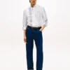Camisa de corte regular con rayas mixtas para todo el día