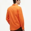 Camisa de corte regular en mezcla de lino