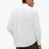 Camisa de corte regular en mezcla de lino
