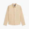 Camisa de corte regular en mezcla de lino