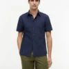 Camisa de corte regular teñida en prenda