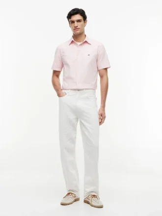 Camisa de corte regular teñida en prenda