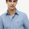 Camisa de corte regular teñida en prenda Camisa de corte regular teñida en prenda