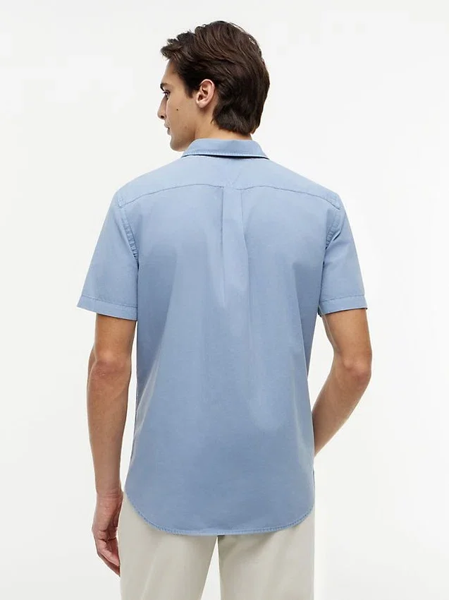 Camisa de corte regular teñida en prenda Camisa de corte regular teñida en prenda