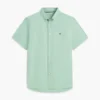 Camisa de corte regular teñida en prenda Camisa de corte regular teñida en prenda