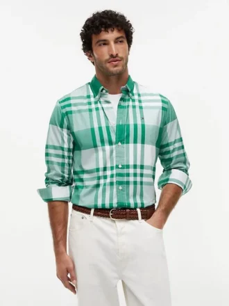 Camisa de cuadros de corte regular para todo el día
