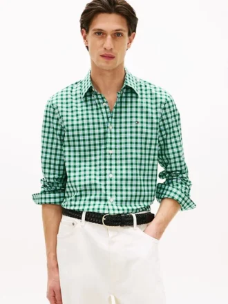 Camisa de cuadros de corte regular para todo el día