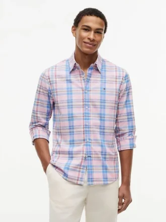 Camisa de cuadros de corte regular para todo el día