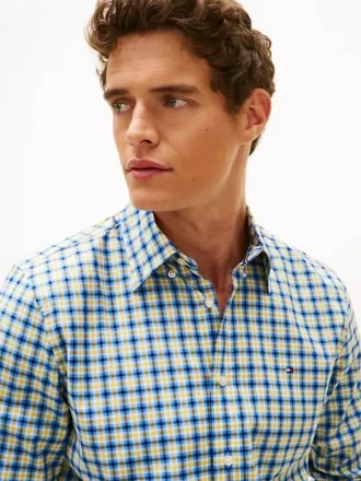 Camisa de cuadros de corte regular para todo el día