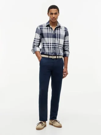 Camisa de cuadros de corte regular para todo el día