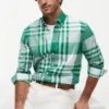 Camisa de cuadros de corte regular para todo el día
