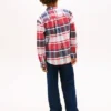 Camisa de cuadros elástica de Oxford para niño Camisa de cuadros elástica de Oxford para niño