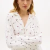 Camisa de dormir con estampado floral